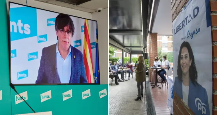 puigdemont ayuso fotomontaje