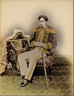 El emperador Meiji en 1873