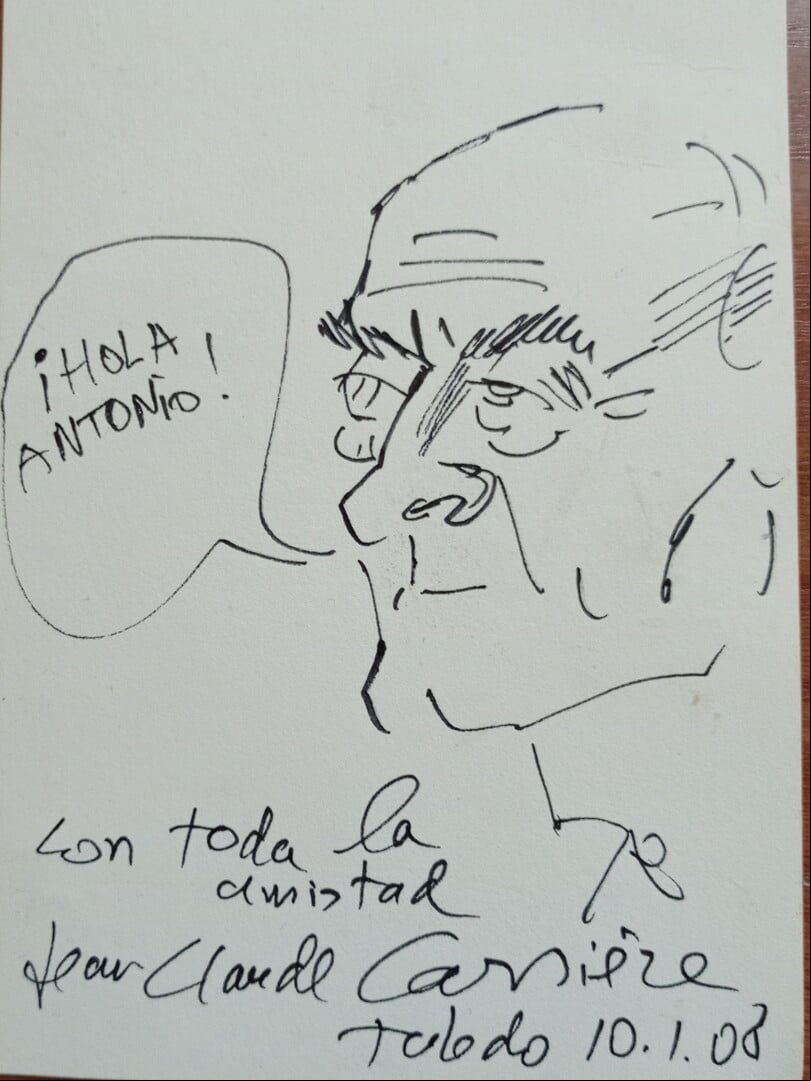 caricatura de Buñuel
