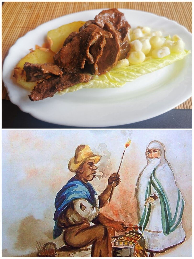Anticucho y anticuchero
